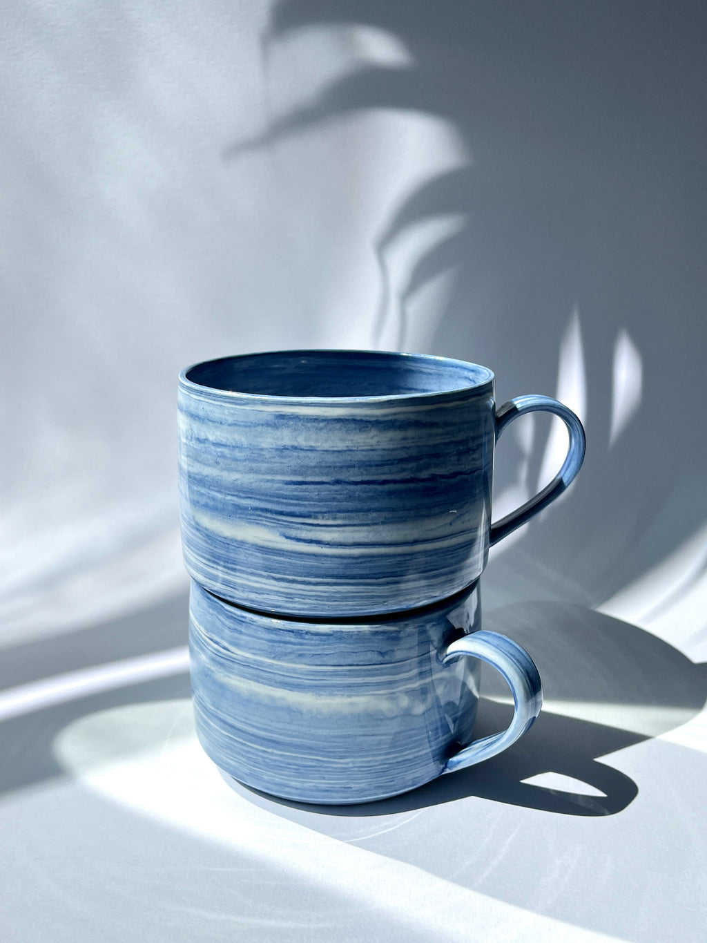 Marbled mugs