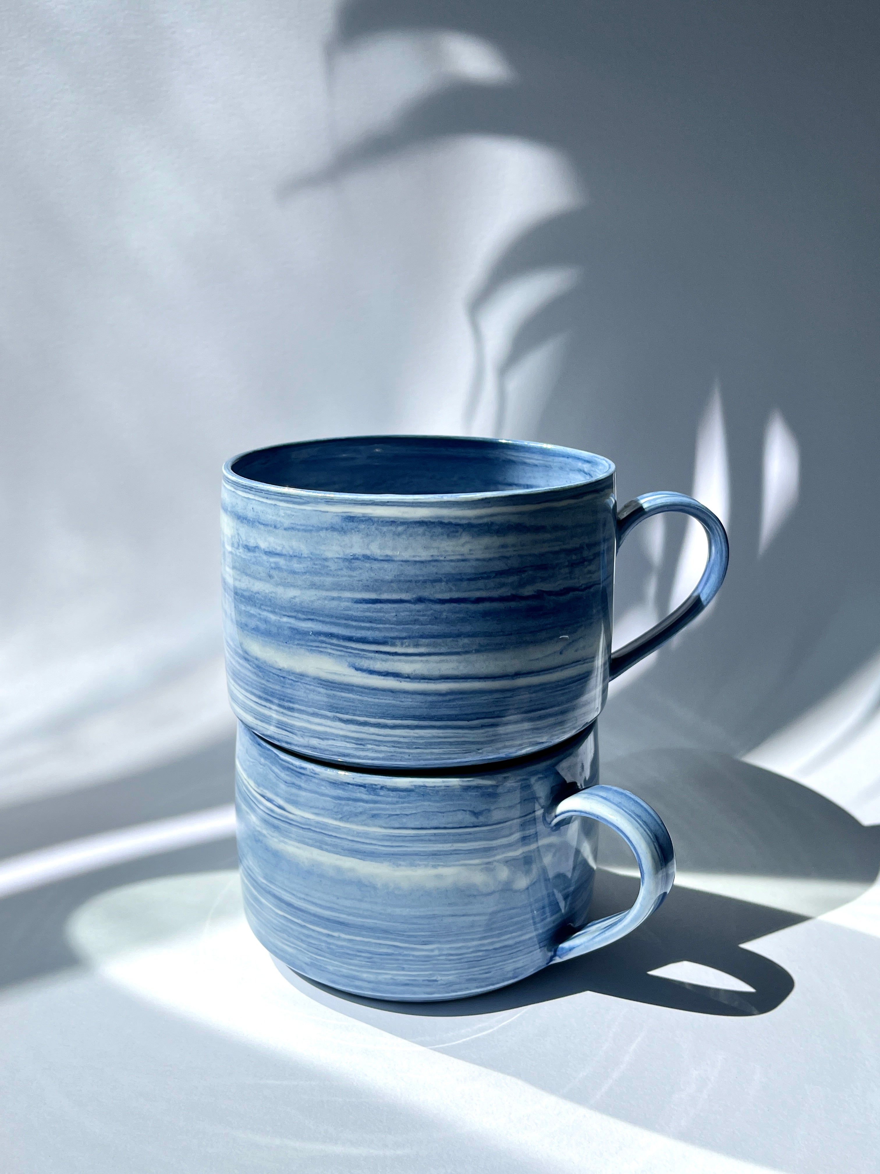 Marbled mugs